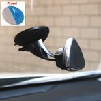 GongtuShop Üçgen Şekli 1 Stili 360 Dönebilen Manyetik Araç Tutacağı Mıknatıs Araç Telefonu Tutacağı Ön Cam Standı Montaj Desteği Ücretsiz El Araç Telefonu Tutacağı Braketi (Yurt Dışından) - Beyaz
