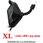GongtuShop Xl Tarzı Su Geçirmez Bisiklet Motosiklet Cep Telefonu Çanta Tutucu Bisiklet Dikiz Gidon Kılıf Telefon Desteği IPhone 8 Xs 11 Için Gps Dağı (Yurt Dışından) - Beyaz