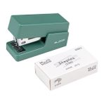 GongtuShop Yeşil Stil Nusign Şeker Renk Mini Zımba Zımba Kitap Kağıt Zımbalama Seti Taşınabilir Ciltleme Okul Ofis Kırtasiye Malzemeleri (Yurt Dışından) - Beyaz - zımba makinesi - 1