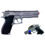 Gonher Metal Revolver 8'li: Kapsül Patlatan Gerçekçi Oyuncak Silah Metalik Gri