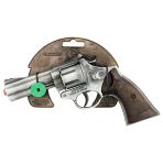 Gonher Revolver 12'Li Uzun Namnulu Gri Metal Polis Koleksiyon Tabancası