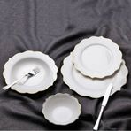 Gönül 24 Parça New Bone Yemek Takımı