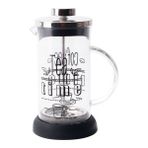 Gönül Cam French Press Bitki Demleme Siyah Silikon 350 ml 2359