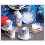 Gönül Collection Porselen 6lı Kahve Takımı