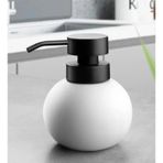 Gönül Gnl3115 Stoneware Beyaz Seramik Sıvı Sabunluk 500 Ml Beyaz