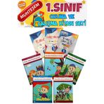 GÖNÜL YAYINCILIK 1. Sınıf Eğlenceli Çalışma Ve Okuma Kitabım Muhteşem Set(türkçe -matematik-tüm Dersler Test)+hikaye