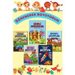 GÖNÜL YAYINCILIK 3-6 YAŞ ÖĞRENEREK BOYUYORUM 5'Lİ BOYAMA KİTABI SETİ