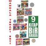 GÖNÜL YAYINCILIK 7 Den 77 Ye Boyama Seti( 9kitap Takım) Küçük Ve Büyükler Için Mandala