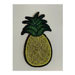 Gönülden Tasarım 11x6 Cm Sim Nakış Işleme Ananas Aplike Arma Yama Aksesuar