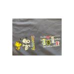 Gönülden Tasarım 23X7 cm Ütü Ile Yapışan Transfer Baskı Snoppy Love Yazı Aplike Arma Yama