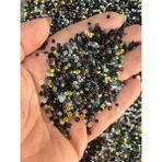 Gönülden Tasarım 50 gr Karışık Renkli Kum Boncuk Oya Yazma Boncuğu