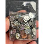 Gönülden Tasarım Gümüş Renkli Su Damlası Dantel Tülbent Oya Çanta Supla Yazma Havlu Oya Pulu 20 gr 1 cm