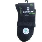 Gönültaş 6 Çift Füme Renk Yarım Konç Bambu Çorap - 40 - 44