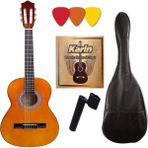 Gonzales Klasik Gitar Seti ( Gitar+Kılıf+Tel Takımı+Burgu Çevirici+Pena) - Koyu Naturel