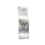 Goo Socks 3 Çift Beyaz Renk Dizaltı Çocuk Çorap cpwt-106