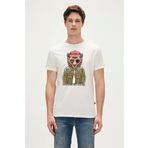 Good Game T-Shirt Off-White Beyaz Baskılı Erkek Tişört
