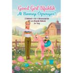 Good Girl 2'Li Oyuncak Bebek Ve At Binicilik Seti - 29Cm Büyük Bebek, Küçük Bebek, Pembe Yeleli Pony