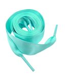 Good.news Kız Düz Ayakkabı Bağcıkları Saten Ayakkabı Bağcıkları Spor Ayakkabı için 4 Uzunluk Seçim için, mavi (Light Blue), 100cm/39Inch