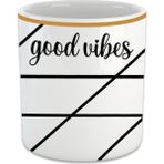Good Vibes Espresso, Double Türk Kahvesi Fincanı - Kulpsuz Bardak - 001-Renkli