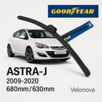 Good Year 2 Li Set Muz Tipi Silecek Takımı Opel Astra J 2009-2020 Ön Cam Sileceği 680mm-630mm