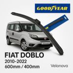 Good Year 2’li Set Araca Özel Silecek Takımı Fiat Doblo 2010-2022 Ön Cam Sileceği 600MM-400MM