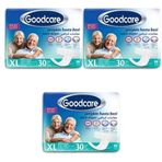Goodcare Bel Bantlı Yetişkin XLarge 3x30 Adet Yetişkin Hasta Bezi