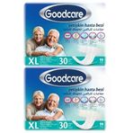 Goodcare Hasta Bezi Yetişkin Bel Bantlı Tekstil Yüzey Xl Extra Large - Ekstra Büyük 60 Adet (2Pkx30)