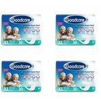 Goodcare Yetişkin Bel Bantlı Tekstil Yüzey Ekstra Büyük Boy XL 30'lu 4 Paket Hasta Bezi