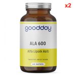 Goodday ALA 600 Alfa Lipoik Asit 2x60 Kapsül