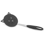 GOODFEER Naylon Turner Sevimli Kedi Şekilli Küçük Isıya Dayanıklı Wok Spatula Yapışmaz Tencere için Paslanmaz Çelik Braket Yemek Yapma, Balık, Yumurta, Krep, Kızarmış Pirinç