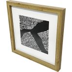 GoodHome Fotoğraf Çerçevesı Ahşap 30X30 cm - Çok Renkli