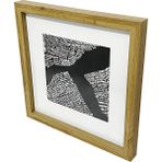 GoodHome Fotoğraf Çerçevesı Ceviz 30X30 cm - Çok Renkli