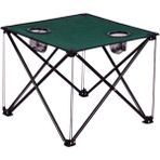GoodHome Katlanır Kamp Masası 47 cm Yeşil