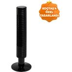 GoodHome Kule Tipi Kumandalı Siyah Vantilatör 45w - Çok Renkli