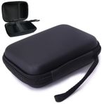 Goodshop001 GPS navigasyon çantası kılıf sert GPS koruma çantası Case Garmin Edge Explore 2 Garmin Edge 1040 1030 Plus 840 830 820 540 530 kablo ve ses kaydedici Roland R-07 ile uyumlu (siyah)