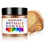 GOODTAKE 50 Gram Bakır Vurgulayıcı Tozu, Parlak Bakır Metalik Tozu, Vernik için Bakır Tozu, Baskı Mürekkebi, Toz Boya Boyası, Dış Mekan Heykelleri, Sanat Çizim Malzemeleri (Bakır, 2 oz)