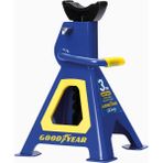 Goodyear 75519 Kriko Standı 3 Ton, Ayarlanabilir & Güvenli, Kolay Kullanım ve Pratik Taşıma - Mavi