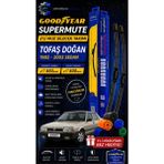 Goodyear Tofaş Doğan Supermute 2'li Muz Silecek Takımı 1982-2003 Sedan (450MM+400MM)-6'LI Mikro Fiber Bez Hediye