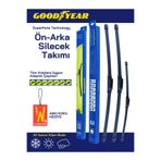 Goodyear Vw Polo 2005-2009 Ön Arka Muz Silecek Takımı