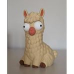 Goofy series – LAMA Movable Eyes NOAMS Hareketli Gözlü Şapşal Lama Biblo, NOAMS Esprili Hayvan Figürü, Eğlenceli Masa Üstü Ve Çalışma Odası Objeleri, İlginç Pop Art Ev Aksesuarı