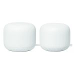 Google Nest Wifi - AC2200 (2. Nesil) Yönlendirici ve Erişim Noktasına Eklenen Mesh Wi-Fi Sistemi (2'li Paket, Kar)