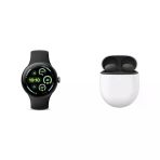 Google Paketi - Pixel Watch 3 (Mat Siyah Alüminyum Kasa - Obsidyen Bant - 45 mm LTE) ve Pixel Buds Pro 2 Kulaklıklar (Hazel)