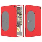 Google Pixel Tablet 11 inç 2023 Kılıf ile Uyumlu, Silikon Kılıf Esnek TPU Koruyucu Kılıf İnce İnce Hafif Darbeye Dayanıklı Arka Kabuk Yumuşak TPU Koruyucu Kılıf (Kırmızı)