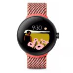 Google Pixel Watch LTE Akıllı Saat, Hücresel veya WiFi Verileriyle Uyumlu, GPS, BT ve Nabız Monitörü 41 mm, Toplu Paketleme (Mercan)