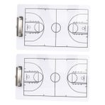 GOOHOCHY 2 Adet Tahta Futbol Antrenörlük Kurulu Basketbol Koçluğu Panosu Tahtalar Devre Kartı Koçluk Panoları Basketbol Masa Oyunu Spor Topu Koçluk Malzemeleri Yazi Tahtasi Pvc Beyaz