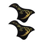 GOOHOCHY 2adet Dayanıklı Gitar Pickguard Çıkartması Kolay Uygulama Gitarlar Için Koruyucu Sticker Seti