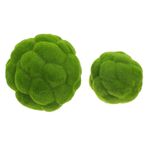 GOOHOCHY 2pcs Simüle Moss Ball Restoranlar Için Yüksek Gerçekçilik Yapay Moss Dekorasyon Için Hotels Kafeleri Kafe Mutfaklar Ev Bahçeleri Partileri