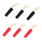 GOOHOCHY 6 Adet Sistem Kayıt Hoparlör Metre Kabloları Stereo Bi Tel USB C - Aux Fişi Oyuncak Araba Ses Sabit Hat Bağlantı Anahtarı Telefon Çoklu Adaptör Adaptörü Altın Kaplama Saf Bakır