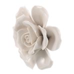 GOOHOCHY Seramik Gül Duvar Dekoru Modern Çiçek Sanatı Yatak Odası Ve Oturma Odası Için Şık Duvar Süsleme Gül Heykeli Porcelain Aksesuarı