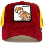 Goorin Bros Hot Cheetah ( Kaplan Figürlü) Deri Görünümlü Şapka 101-0871